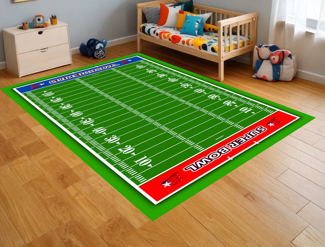 Football Field Rug,american Football Stadium Carpet,american Football ...