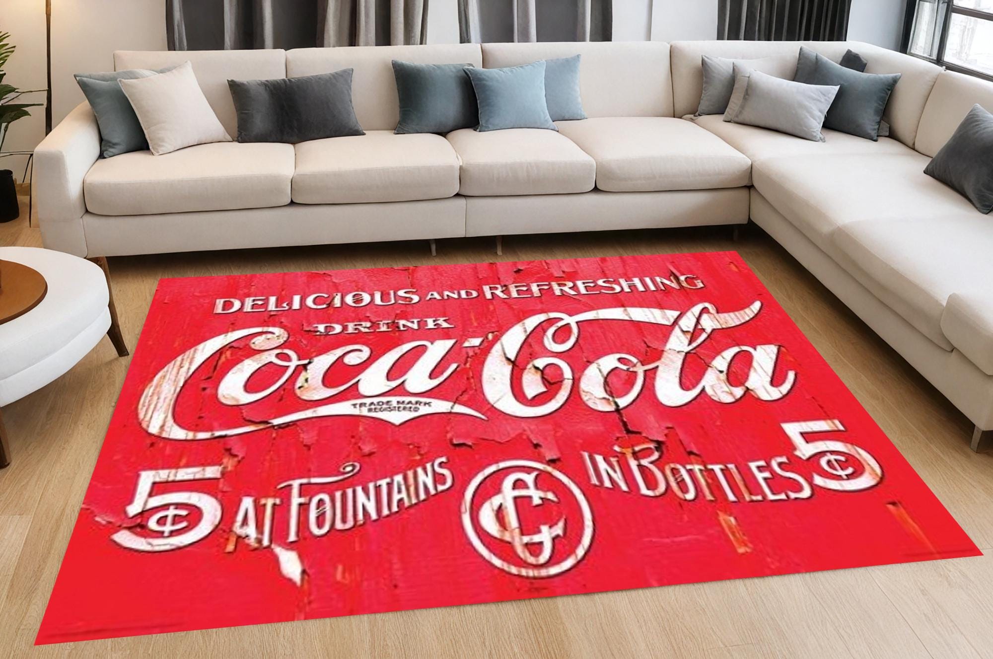 Coca Cola Rug - Etsy