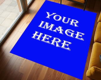 Custom Photo Rug,Personalized Home Decor,Machine Washable, Non-Slip Backing,DesignYour Own Rug,Custom Image Area Rug