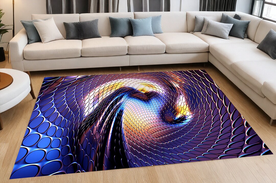 Artificial Intelligence Design Carpet.deep Hole Carpet,3d Painting ...