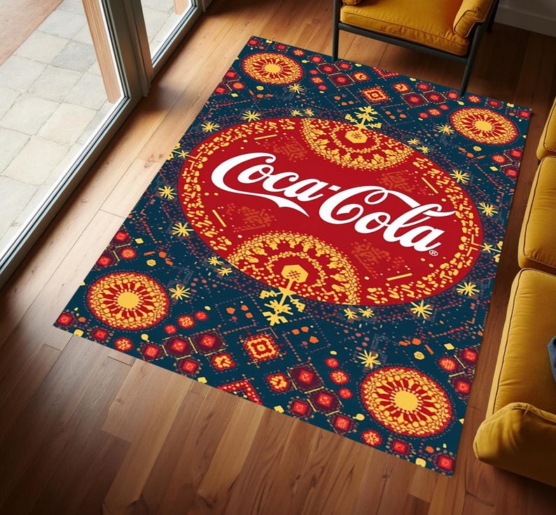 Coca Cola Round Rug Old Century Coca Cola Rug,coca Cola Logo Carpet,coca Cola Rugs,cola ...