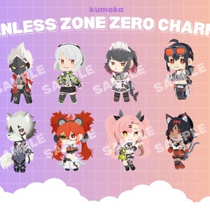 Zenless Zone Zero Keychains