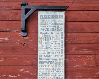 Wisconsin Subway Sign - 12 x 43"