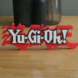 Logo di YuGiOh | Italiano: Anime | Italiano: gioco | gioco di carte | Logo di stampa 3D