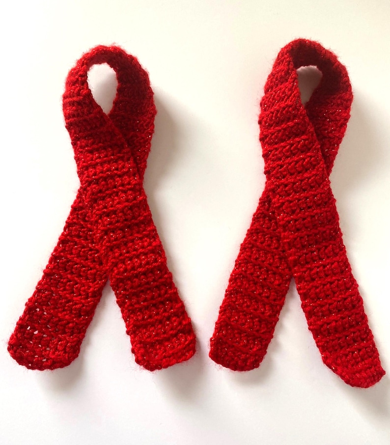 Red sparkly scarf, Christmas, Valentine’s Day, doll accessories, teddy bear scarf, mini winter scarf image 1