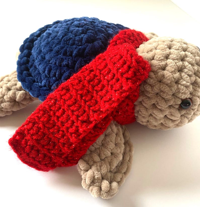 Red sparkly scarf, Christmas, Valentine’s Day, doll accessories, teddy bear scarf, mini winter scarf image 2