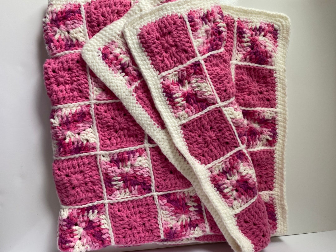 Baby Blanket, Toddlers Blanket, Kids Blanket, Children's Blanket, Baby Gift, Pink Baby Granny