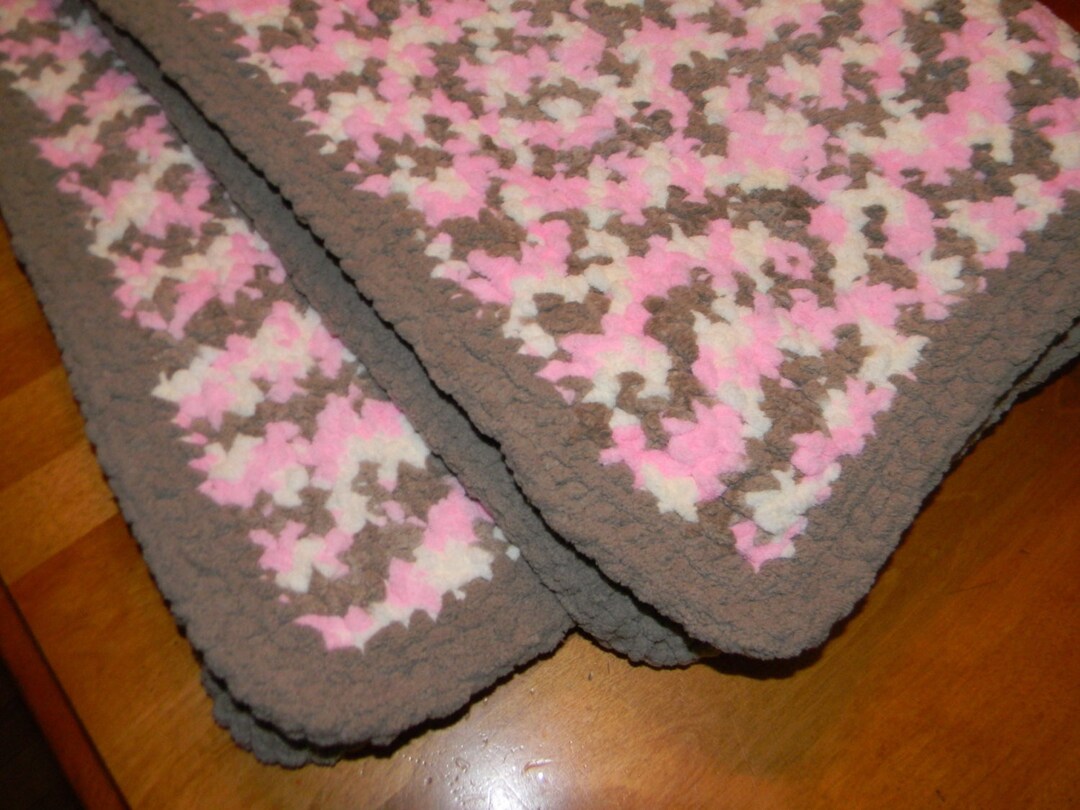 Baby Blanket Kids Blanket Childrens Blanket Pink Cream Etsy