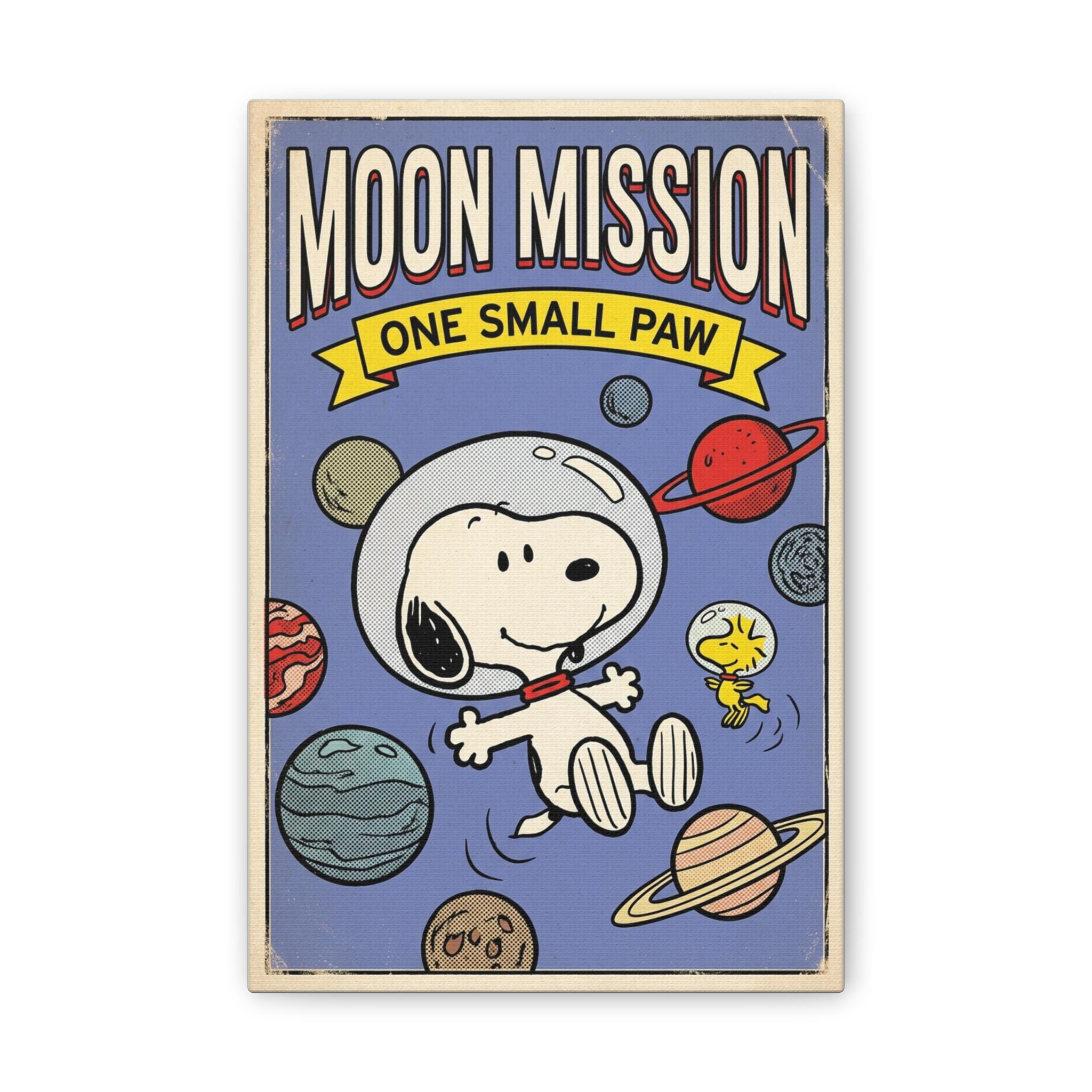 Snoopy in Space Poster - Etsy
