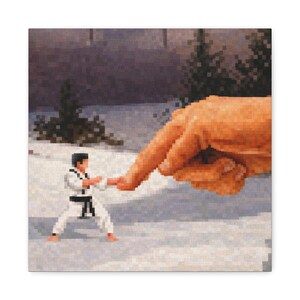 Lienzo "Puntero" de Minecraft imagen 17