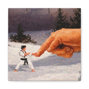 Lienzo "Puntero" de Minecraft imagen 7