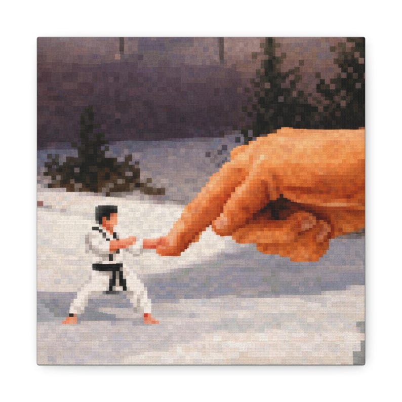 Lienzo "Puntero" de Minecraft imagen 7