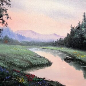 Mink Creek oil painting 11&quot; x 14&quot;