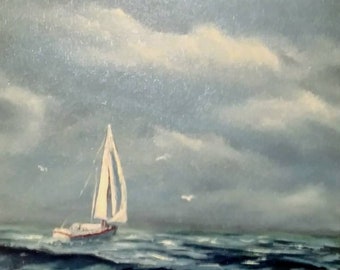 Sail Away Oil Painting 11" x 14"