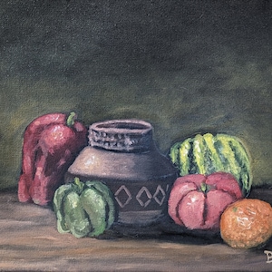 Southwestern Still Life Oil  Painting 11&quot;x14&quot;