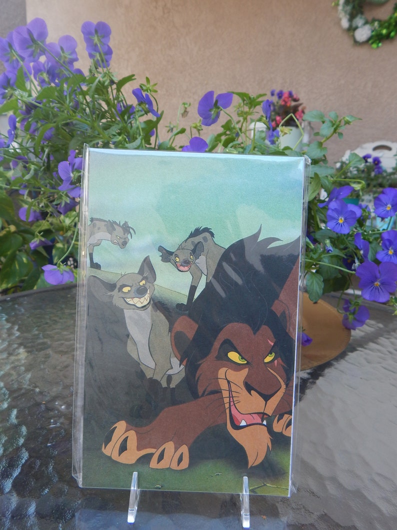Up cycled Note Pad Disney Lion King