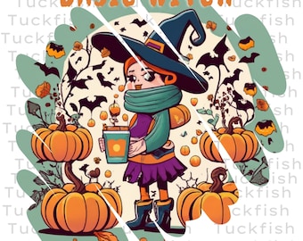 Basic Witch SVG, PNG, JPG Digital Files, Cut files, Print Files