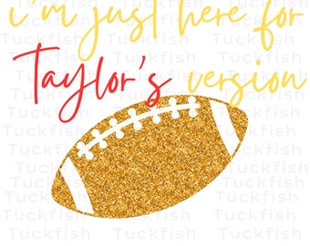 Taylor's Version Football SVG, PNG, JPG