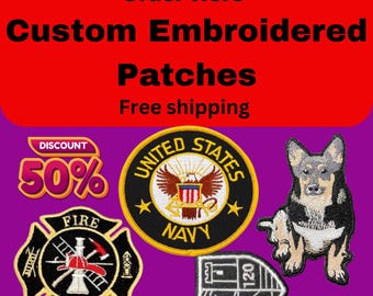 Custom Embroidered Patches: Iron-On, Hook and Loop, Military Patches