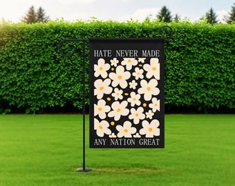 Anti-Trump Garden Flag: Political Yard Decoration