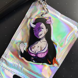 Nezuko Kamado Demon Slayer Kimetsu no Yaiba acrylic keychain charm