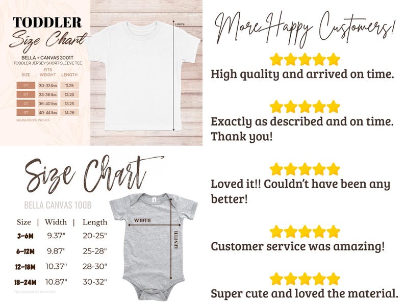 Toddler Size Chart Bella Canvas 3001T Jersey Tee Unisex Short Sleeve High Quality Reviews Baby Shirt Size Guide Toddler Tees