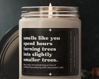 Funny Gift for Woodworker, Sarcastic Candle Woodworking Gift, Funny Wood Worker Gift for Birthday, Woodworking Candle Gift for Carpenter