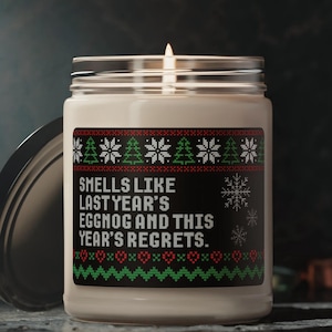 Christmas Gag Gift Candle, Funny Gift for Roommate, Sarcastic Gift for Coworker, Christmas Gift For One Who Has It All, Funny XMas Candle