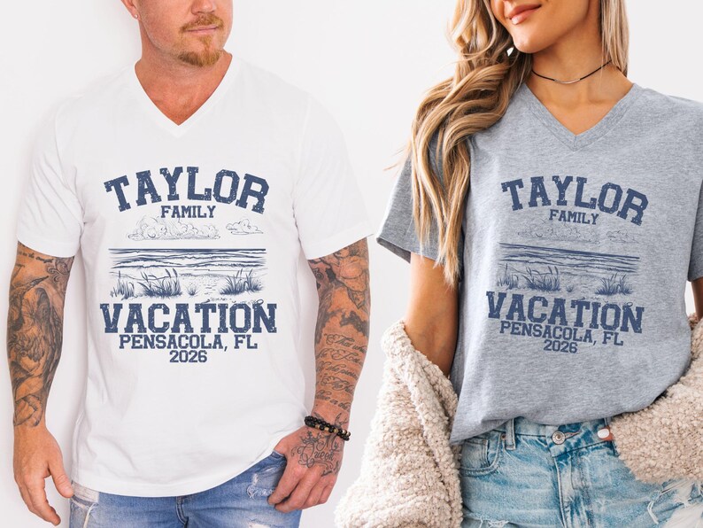 Custom Family Vacation 2026 Shirts Matching Family Beach Trip T Shirt Il 9jy7 