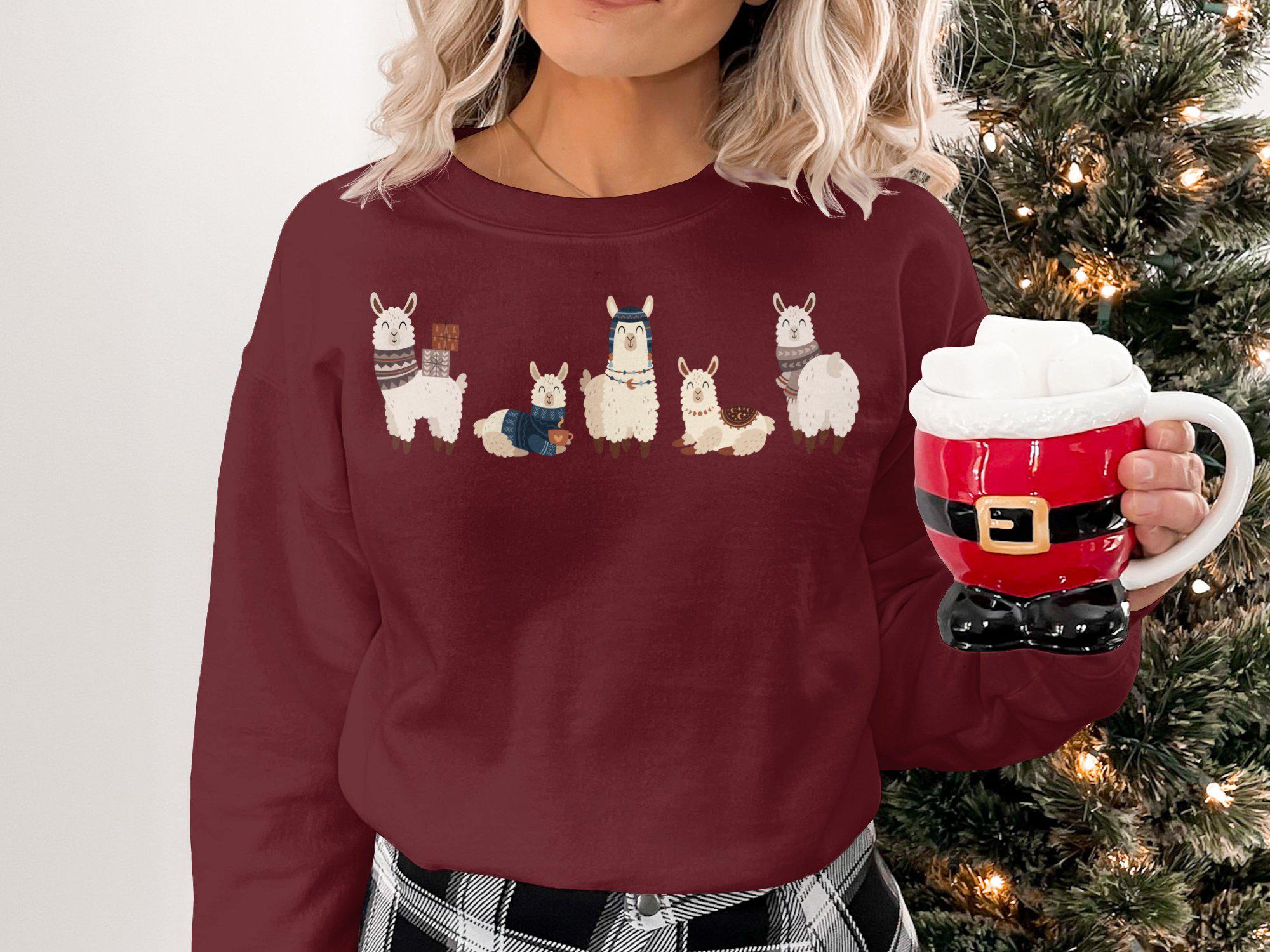 Llama Christmas Sweater