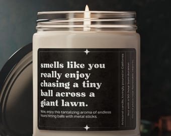Funny Golf Gifts for Men, Sarcastic Candle Funny Golfer Gift for Him, Christmas Golf Gift for Him, Golf Gift Ideas, Fathers Day Gag Gift