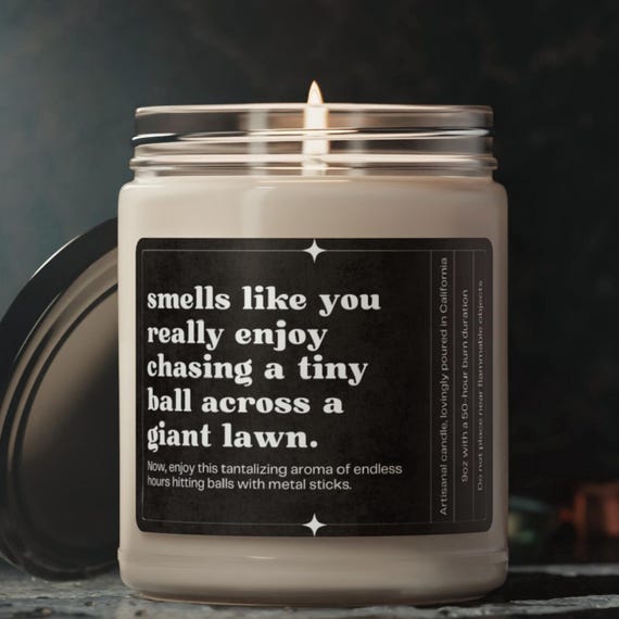 Funny Golf Gifts for Men, Sarcastic Candle Funny Golfer Gift for Him, Christmas Golf Gift for Him, Golf Gift Ideas, Fathers Day Gag Gift
