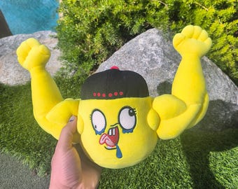 Official Muscle Head Plushie – Limited Edition Roblox Gaming Plush Toy