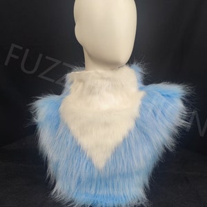 Customizable Fursuit Scarf,Fluffy Neck For Fursurit,Neck Fur, gift for furry,Halloween costume,fuzz neck hair