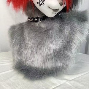 Fursuit Scarf Fluffy Neck For Fursurit Neck Fur Gift for Furry Cosplay Costume Scarf Custom Color& Size