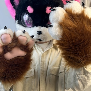Fursuit Paws, Dino Paws, Cosplay Accessory, Kigurumi Gloves, Kemono Mask Gloves- Accept Customization, Gift for daughter!