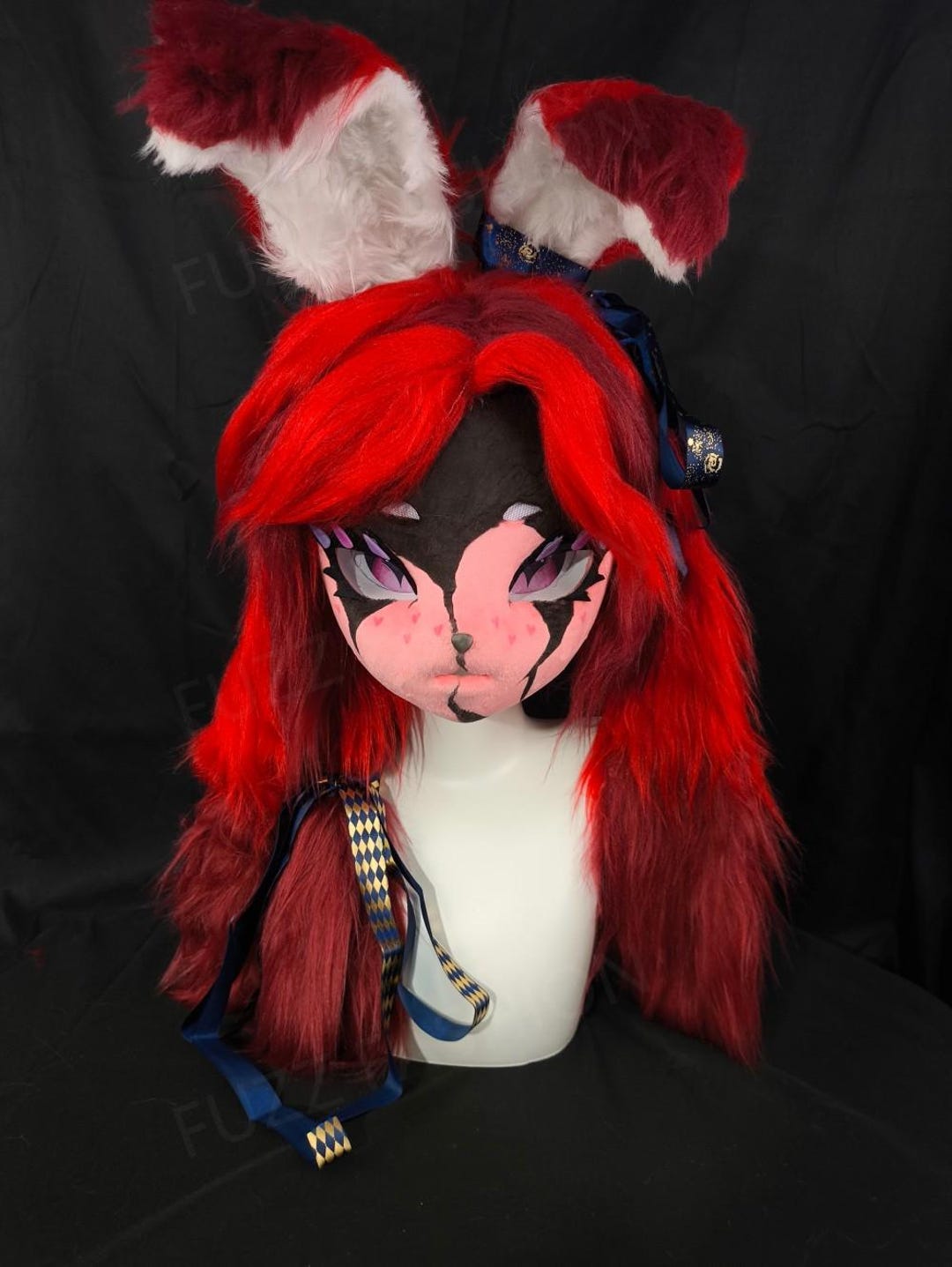 Finished Rabbit Fursuit Head,kemono Fursuit Mask,premade Kig Head ...