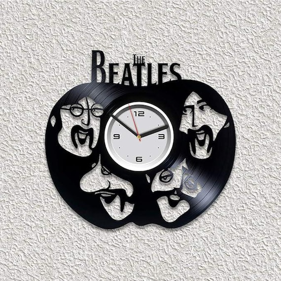 ビートルズのビニールレコード壁掛け時計、新築祝いの飾り、彼への