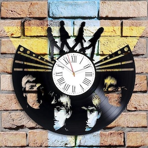 The Beatles Vinyl Record Wall Clock, Xmas Gifts For Women, Home Office Wall Art, Music Room Decorations, Rock N Roll Decor, Beatles Fan Gift