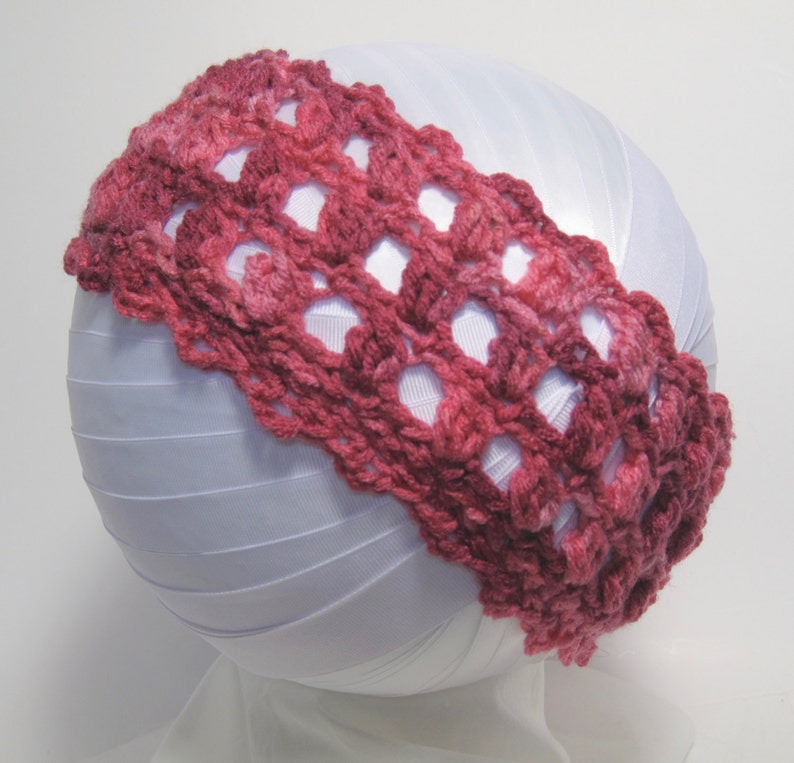 Hot Pink Ear Warmer Crochet Ear Warmer Crochet Headband Fuchsia Headband Hot Pink Crochet Fuchsia Crochet Ear Warmer Hot Pink Headband