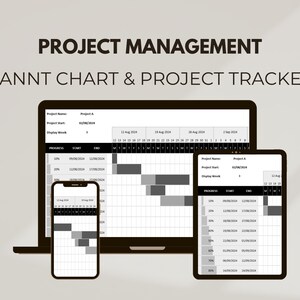 Project Management Gannt Chart Template Google Sheet Etsy Project Management Gannt Chart Template Google Sheet Etsy