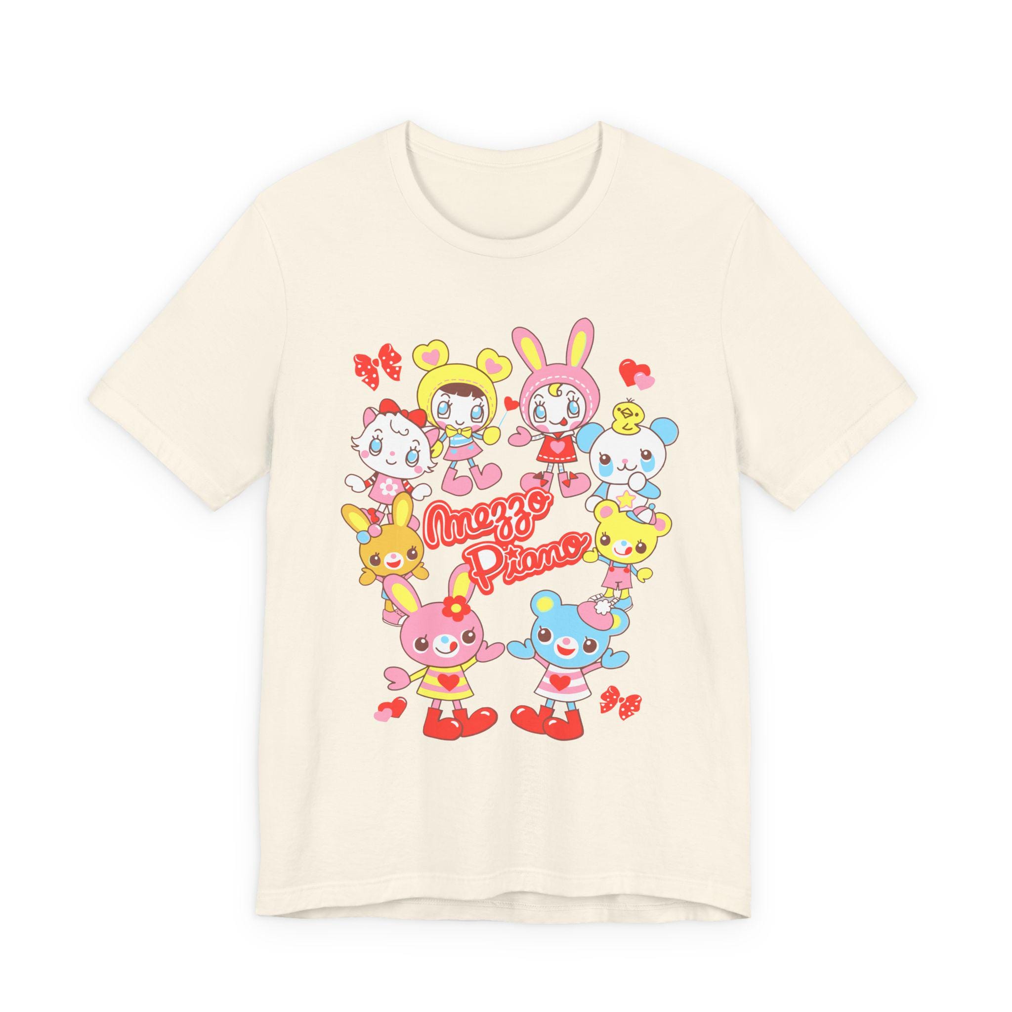 Kawaii Cutecore Style Tee - Sanrio Mezzo Piano Shirt - Jojifuku