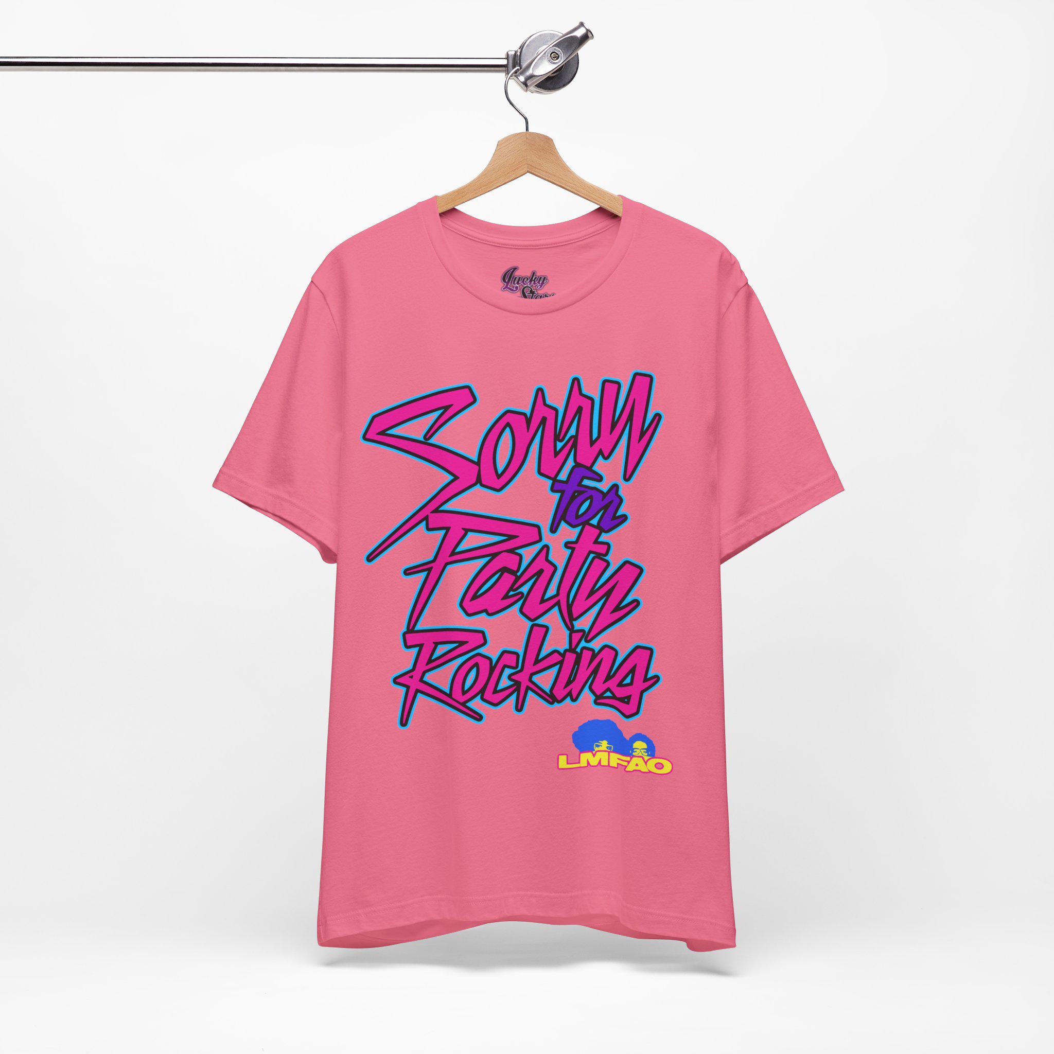 LMFAO Sorry for Party Rocking Tee - Electro Pop Music Tshirt