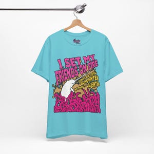 I Set My Friends On Fire Tee - Scene Emo Band Shirt - Rare Music Group 2000's Shirt