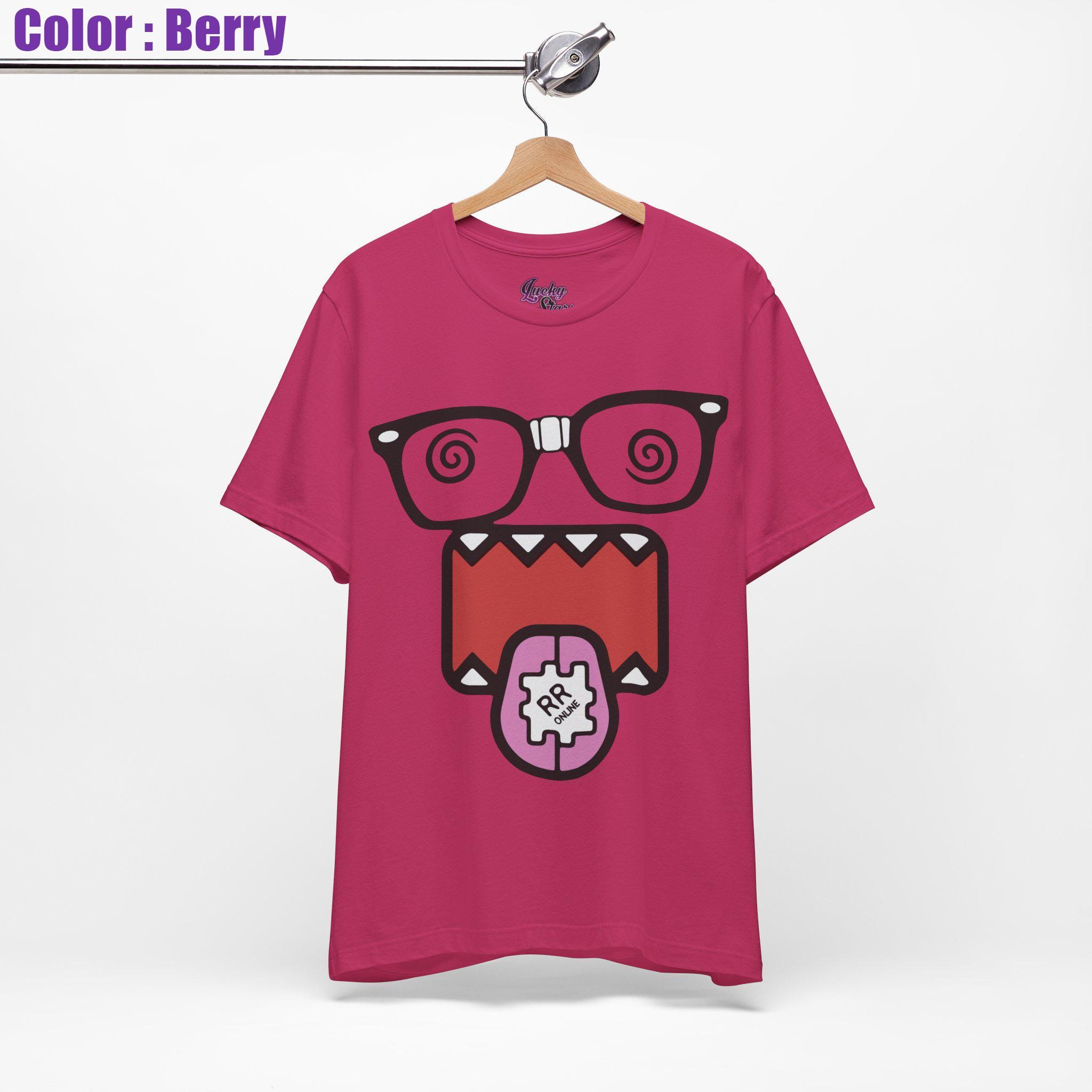 Dizzy Domo Kun Tshirt - Unisex Emo Scene Y2k Fashion Tshirt 