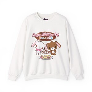 Cutecore Jojifuku Tee - Shirousa And Kurousa Kawaii Shirt - Sanrio Sugar Bunnies image 4