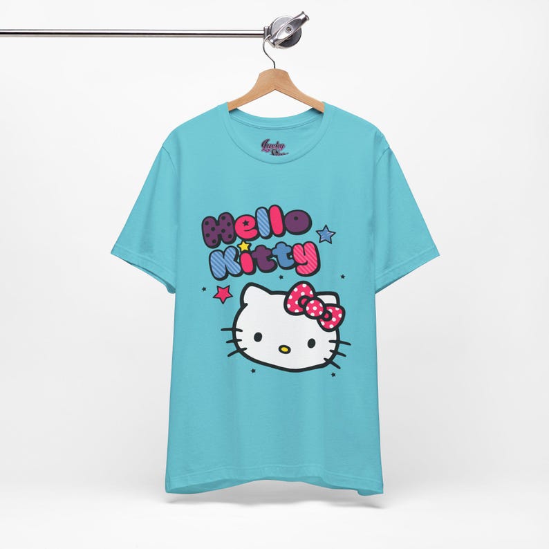 Scene Emo Tee - Hello Kitty Y2K fashioned Tshirt - 2000's throwback shirt image 4