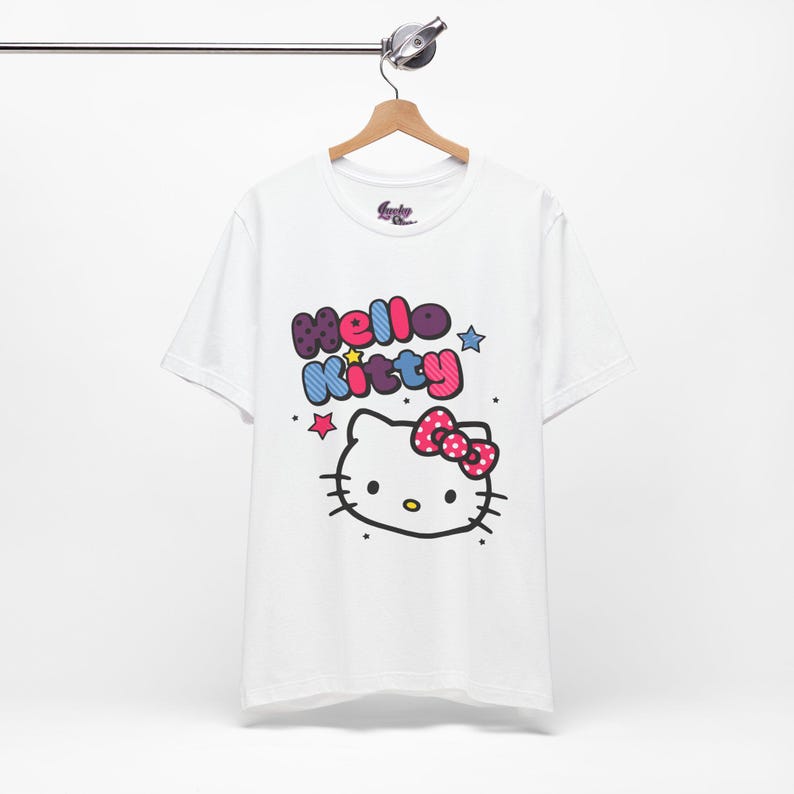 Scene Emo Tee - Hello Kitty Y2K fashioned Tshirt - 2000's throwback shirt image 6