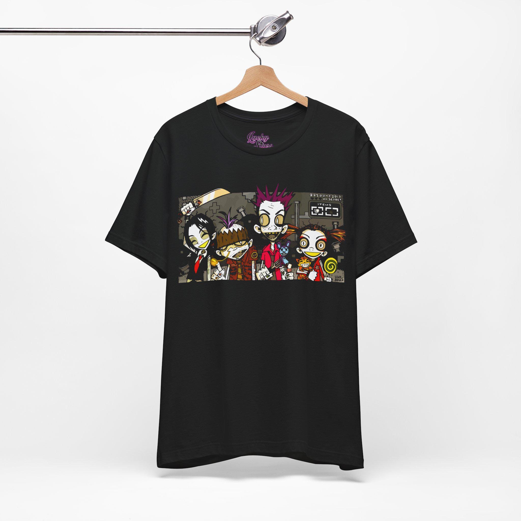 【SATIIIZ】Lunat graphic t-shirt Jimmy Z T Shirt - Etsy