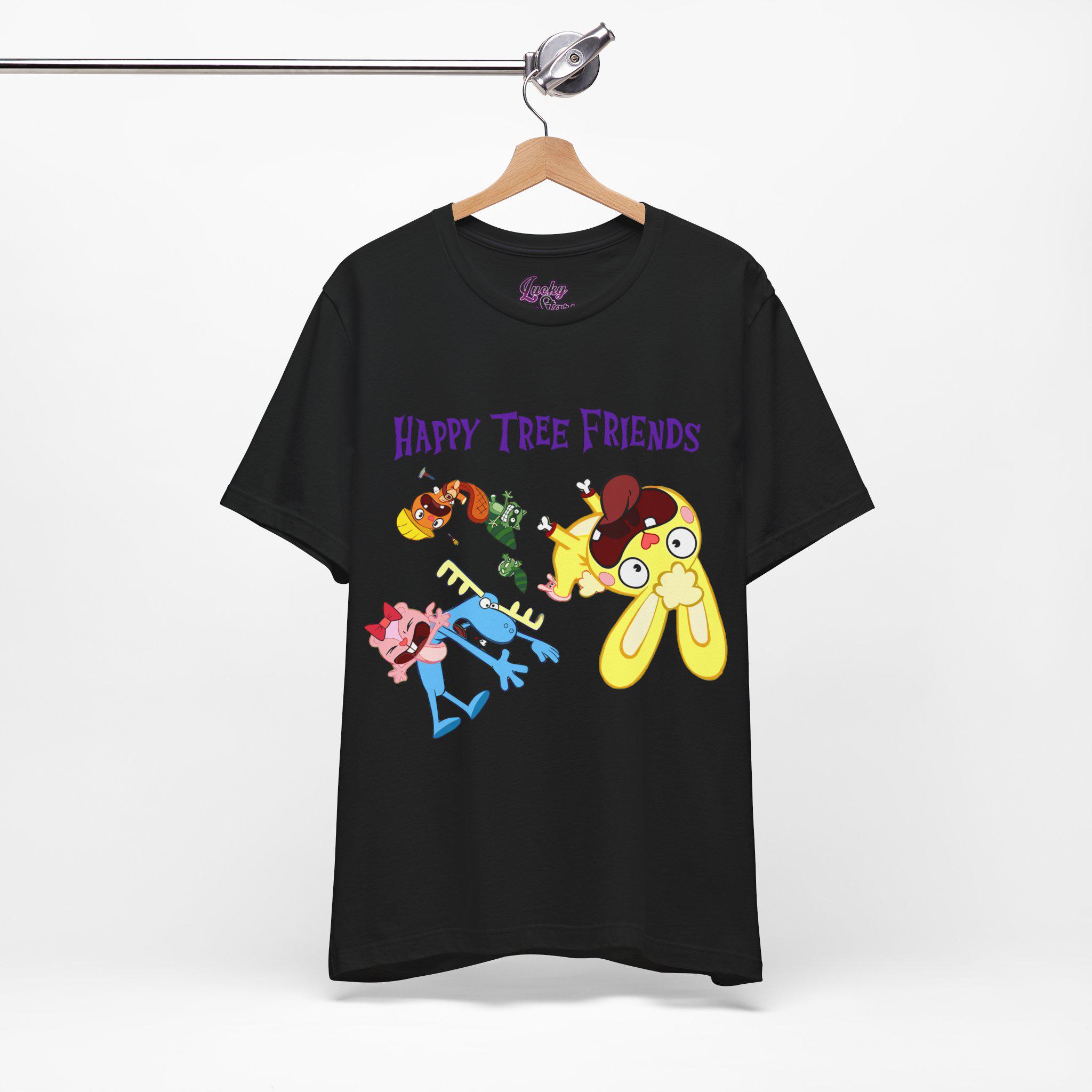 Happy Tree Friends Cartoon Tee - Unisex Gore Animation Tshirt